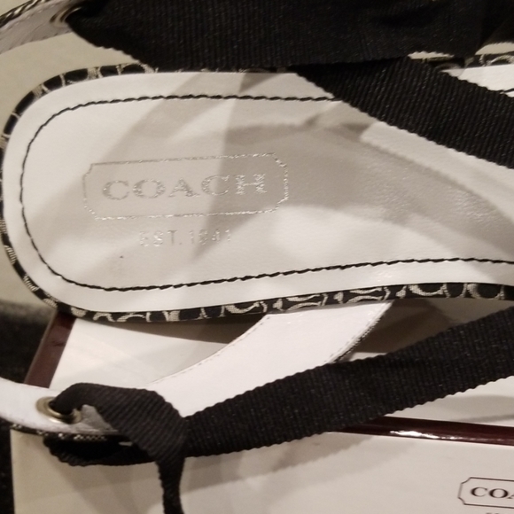 Coach "Rachel" Wedge sandals - Picture 8 of 8